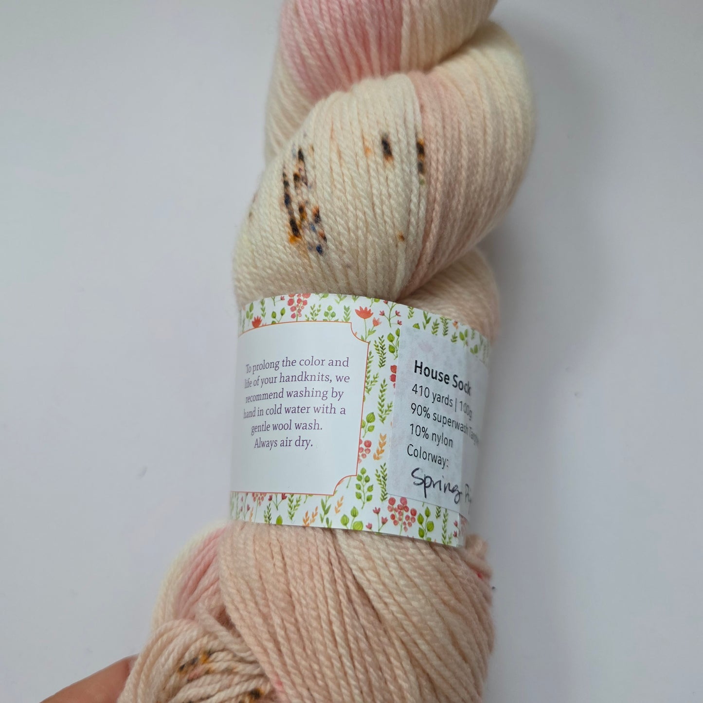 Little Skein in the Big Wool House sock Targhee