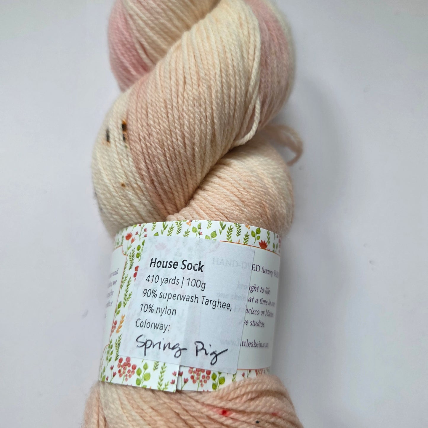 Little Skein in the Big Wool House sock Targhee