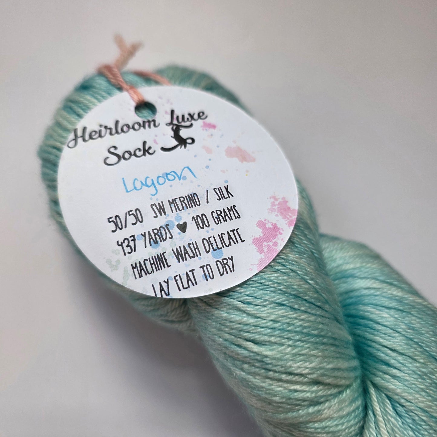 White Whisker Studios Heirloom Luxe sock with silk