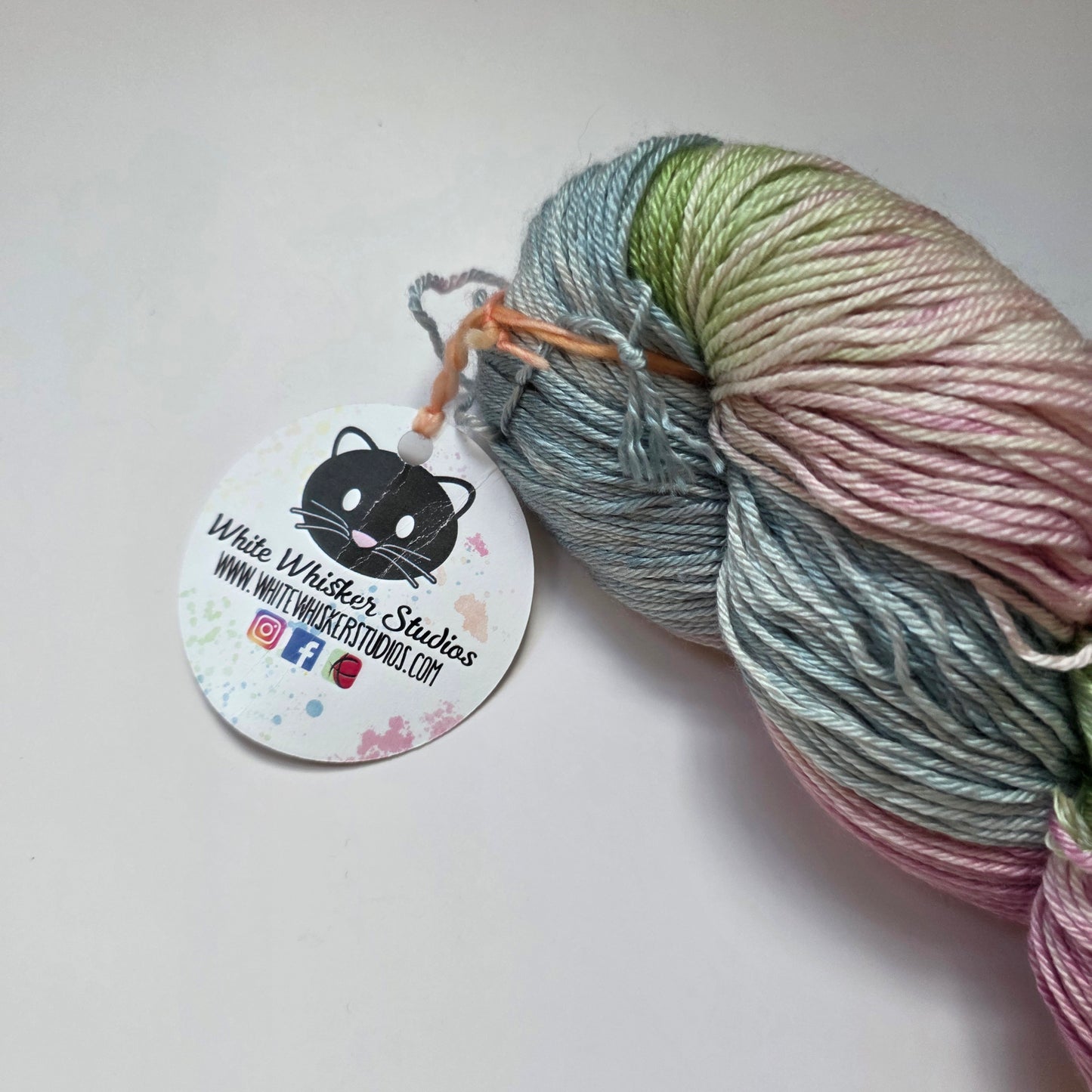 White Whisker Studios Heirloom Luxe sock with silk