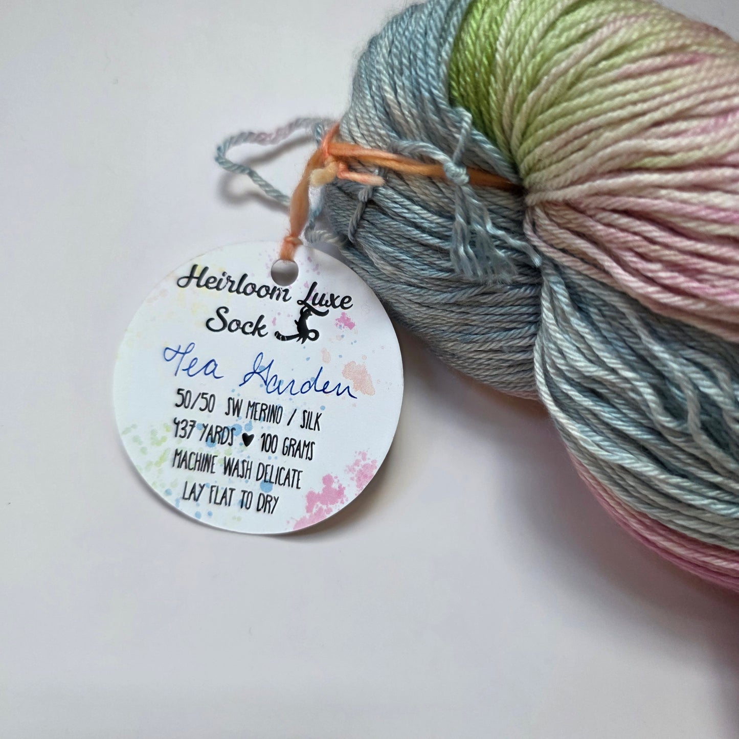 White Whisker Studios Heirloom Luxe sock with silk