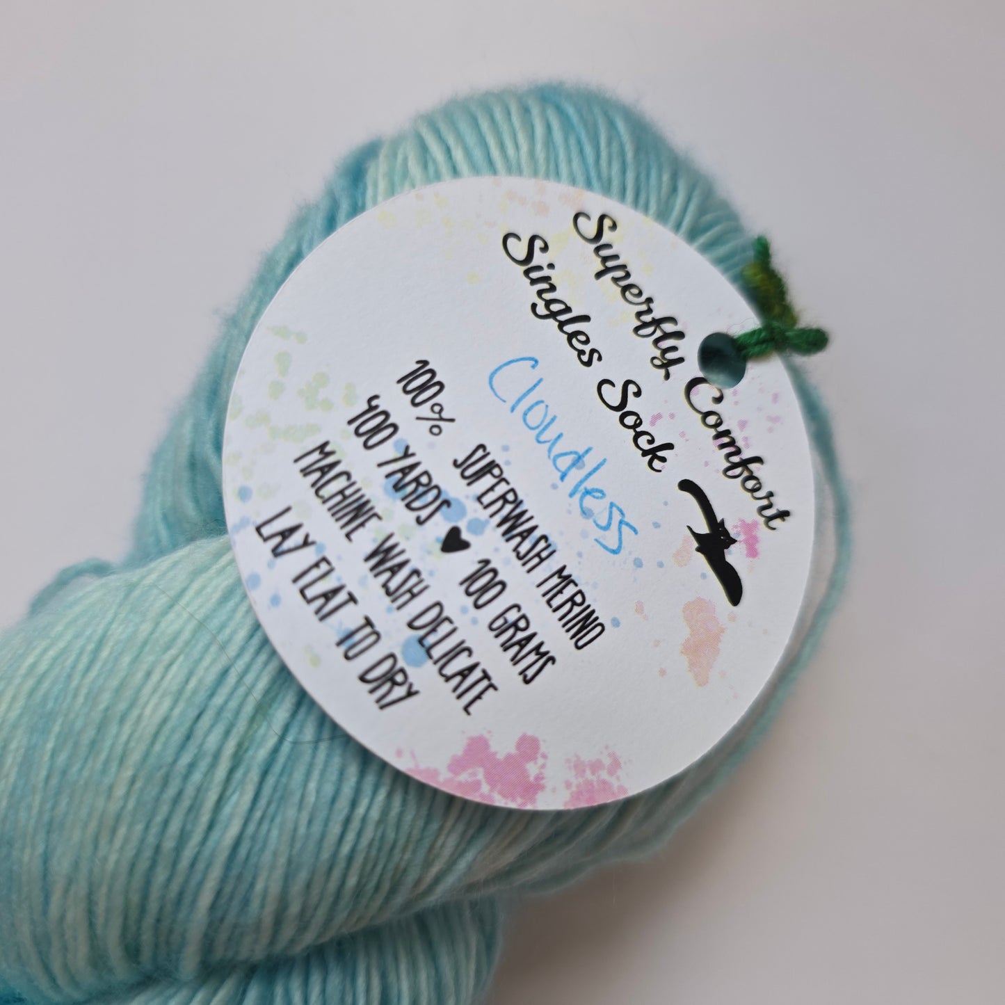 White Whisker Studios single sock Fingering
