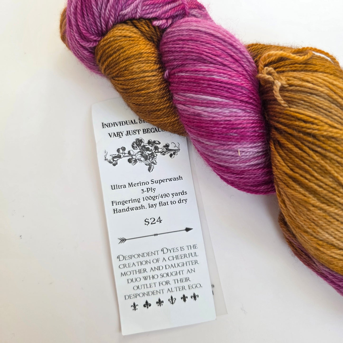 Despondent Dyes sock fingering