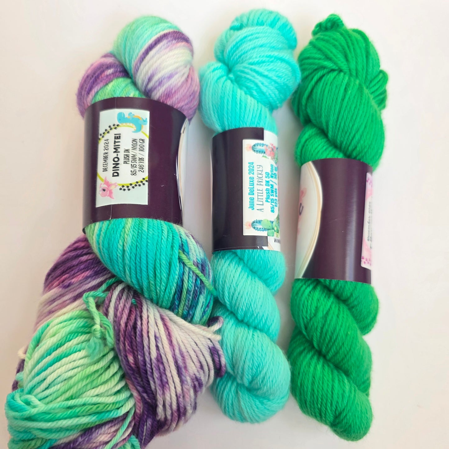 3 Skein Bundle, Yarnable DK, coordinating colors!