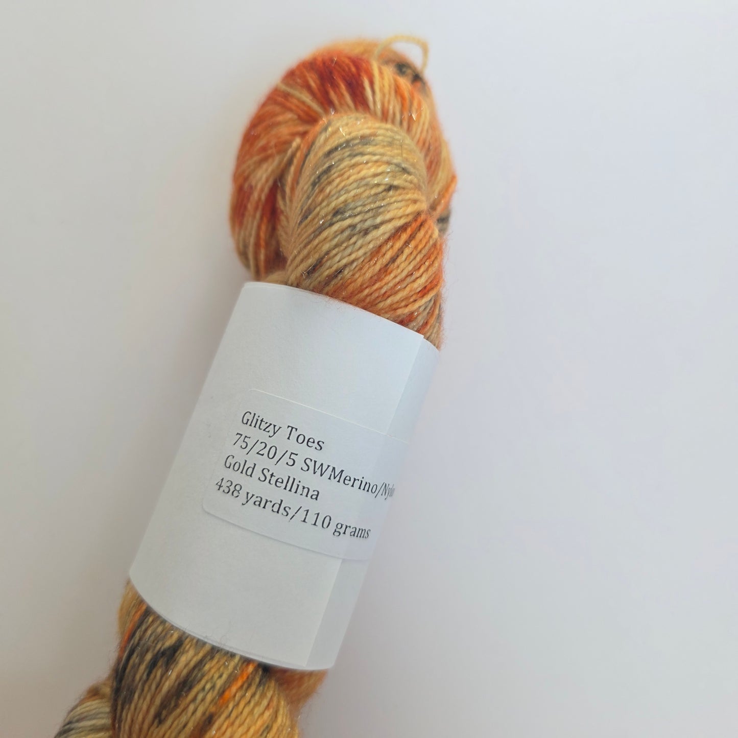Legacy fiber arts glitzy toes with stellina/sparkle