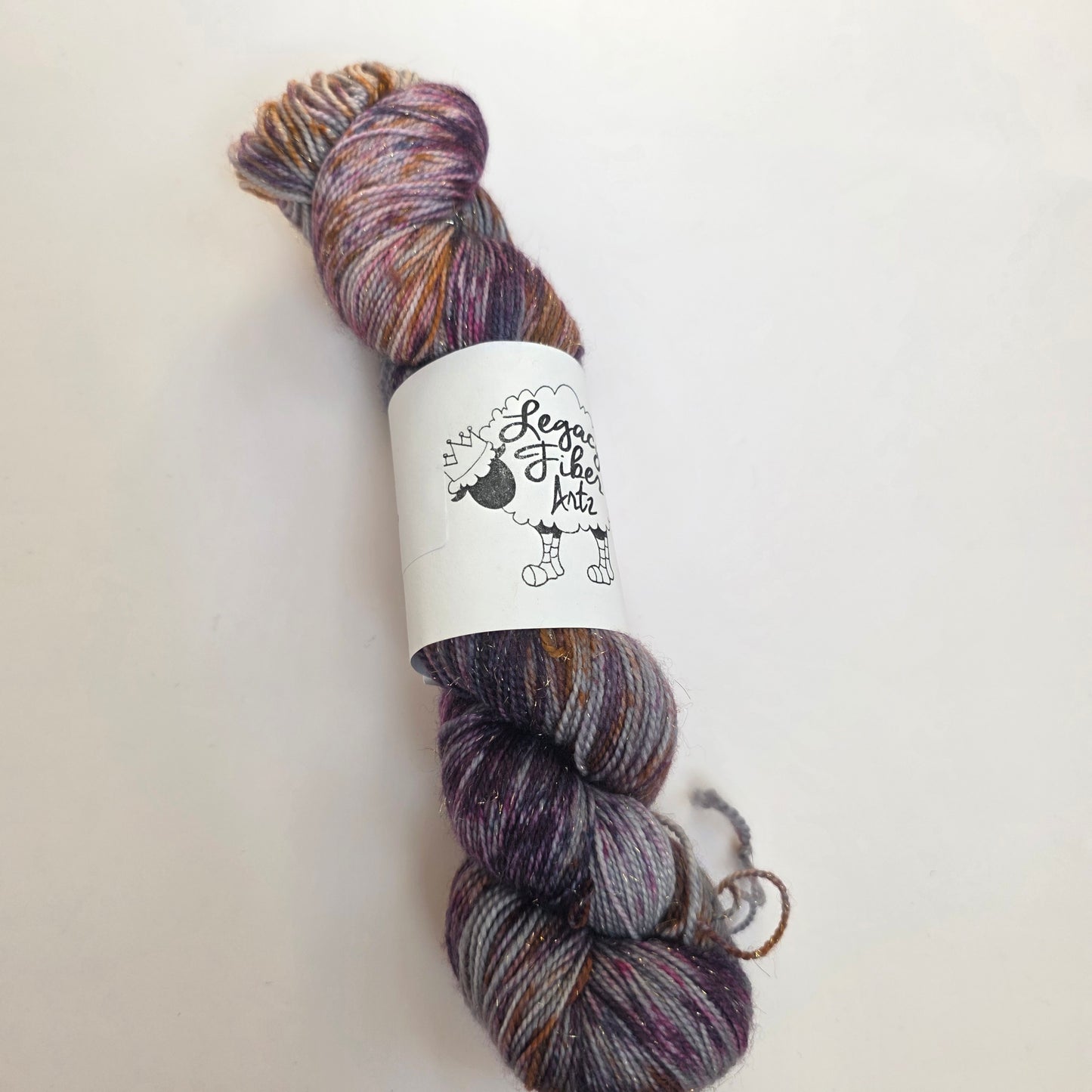 Legacy fiber arts glitzy toes with stellina/sparkle