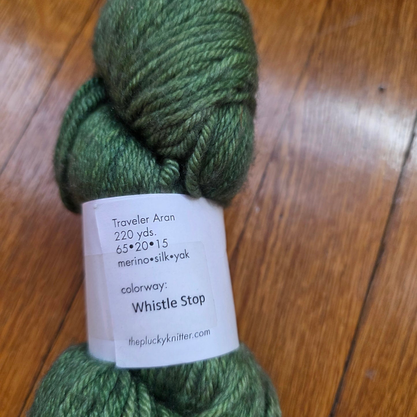 Plucky knitter Traveler Aran