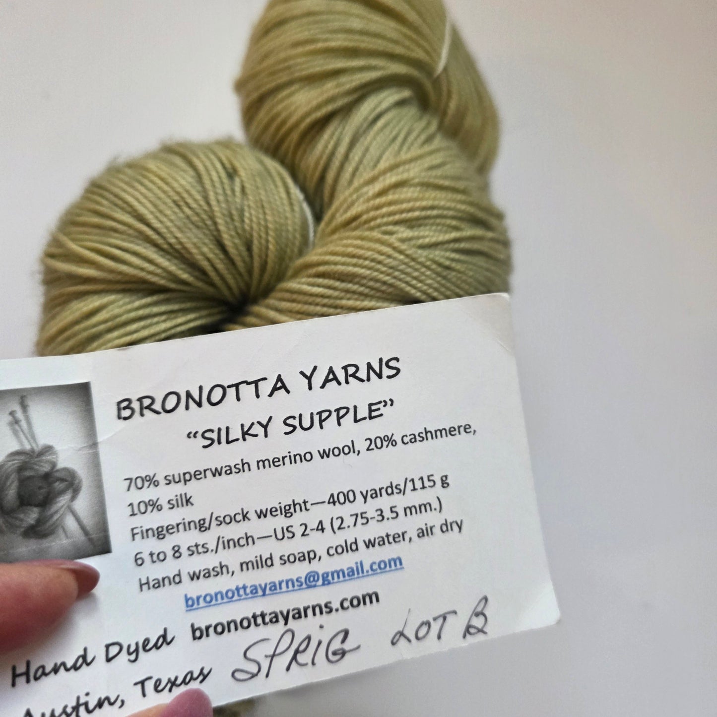 Bronotta Yarns Silky Supple sock - MCS