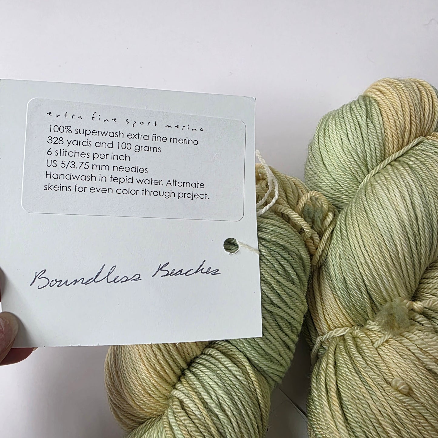 Sundara Yarn Sport Merino - boundless beaches