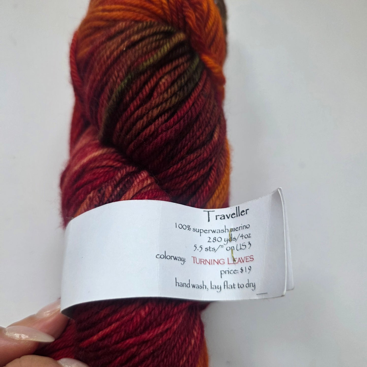 Dragonfly Fiber, Turning Leaves - Traveller Superwash Merino DK Yarn