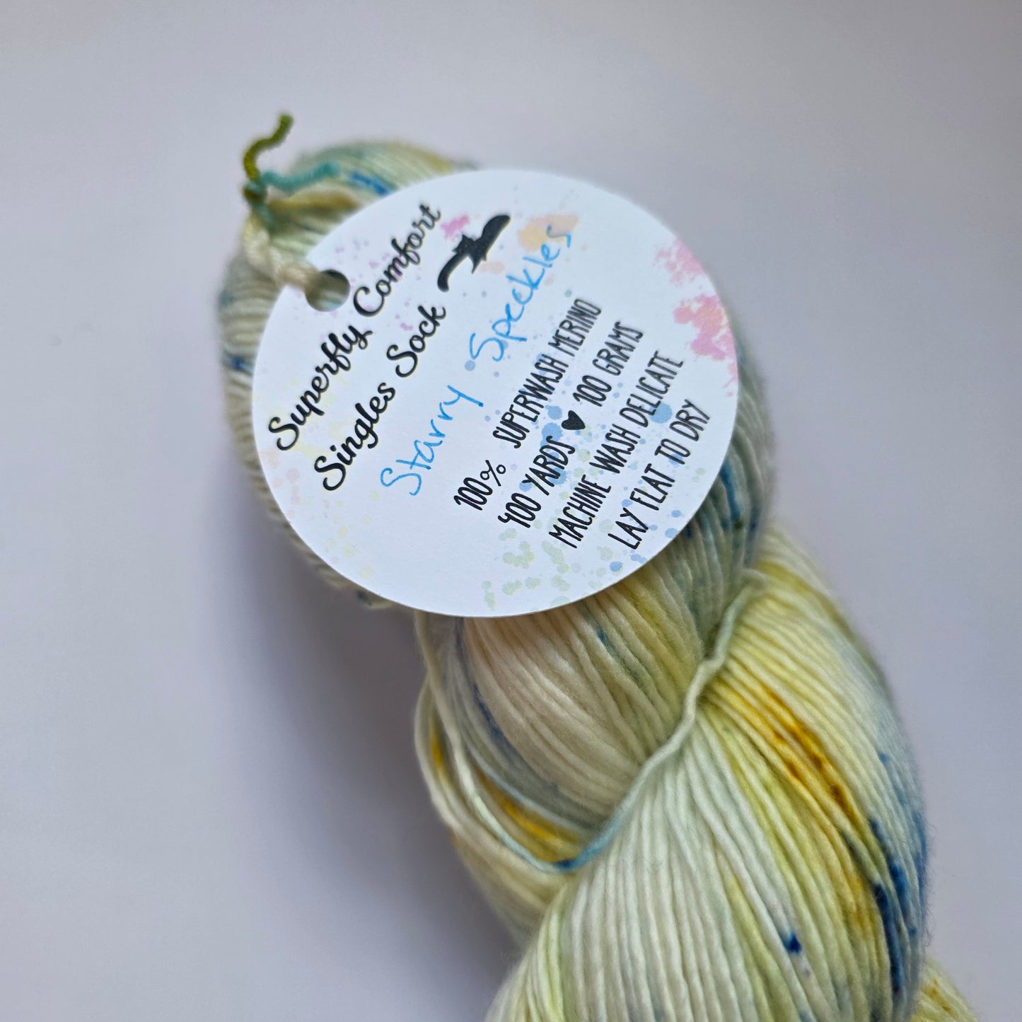 White Whisker Studios single sock Fingering