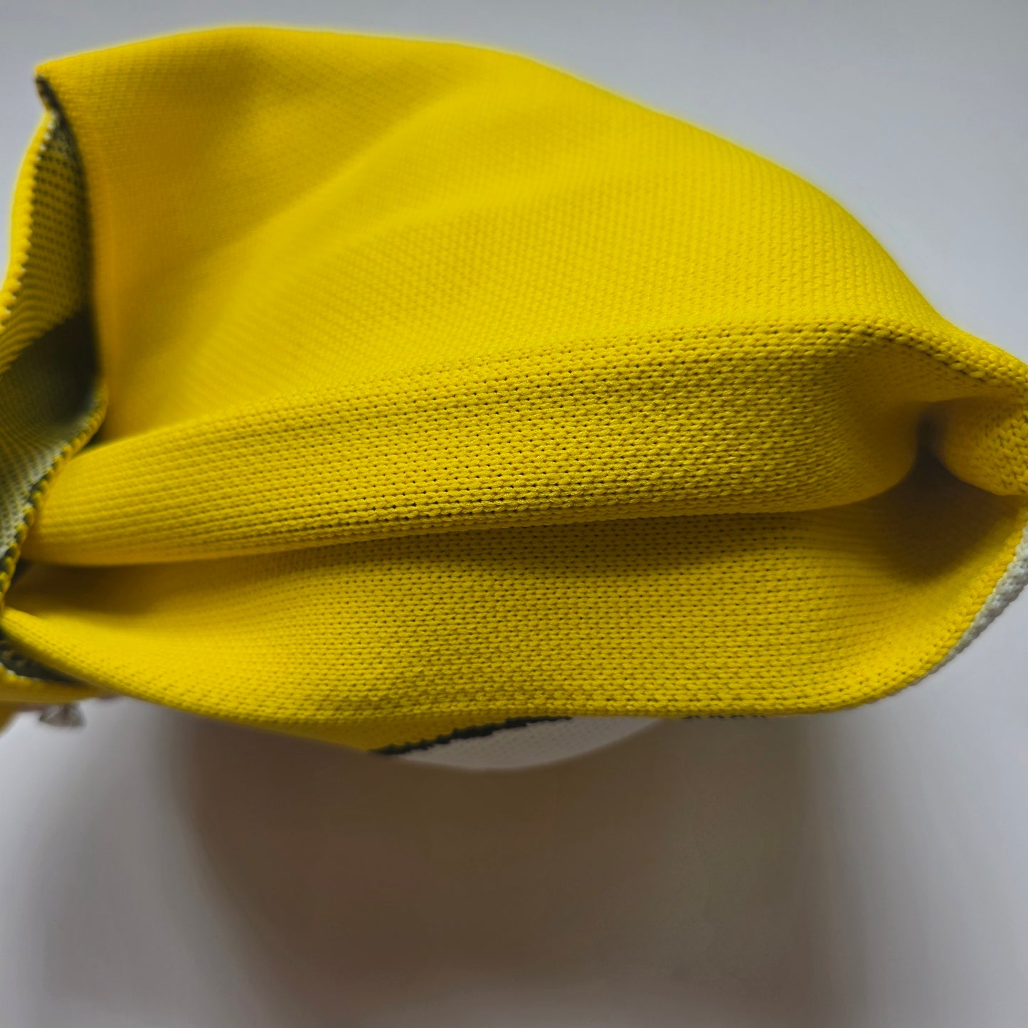 Small Knitted Project Bag Travel Tote Wristlet Yellow Duck