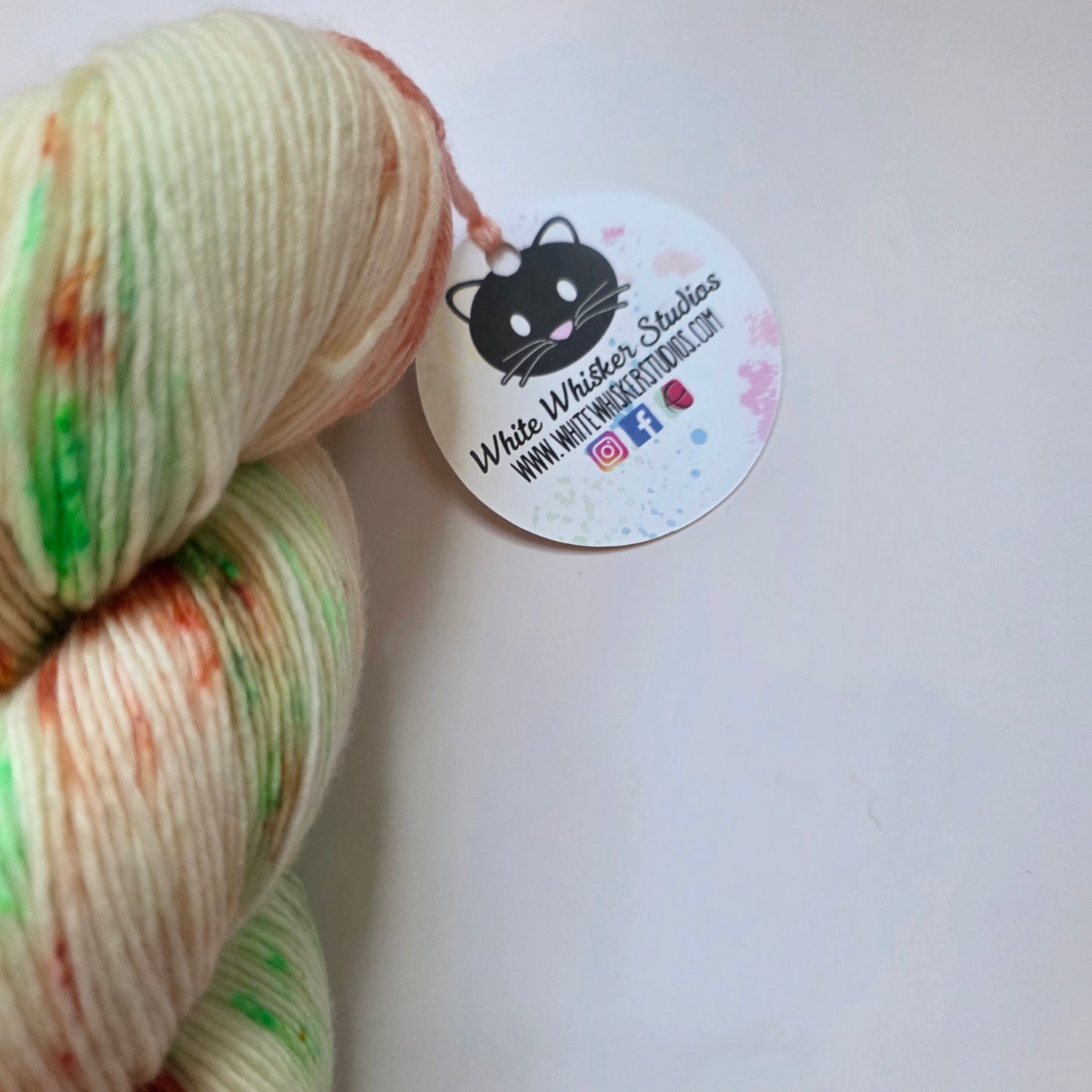 White Whisker Studios single sock Fingering