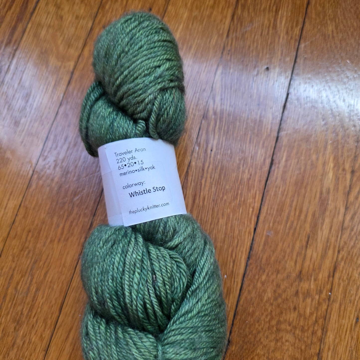 Plucky knitter Traveler Aran