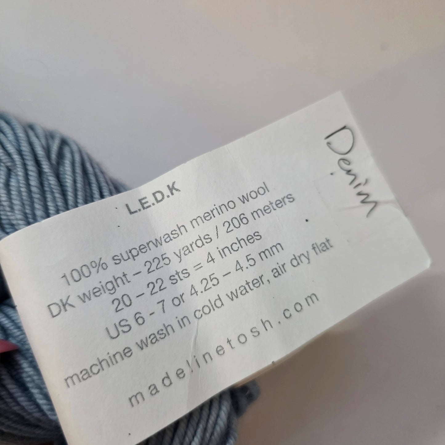 Madelinetosh DK - Denim