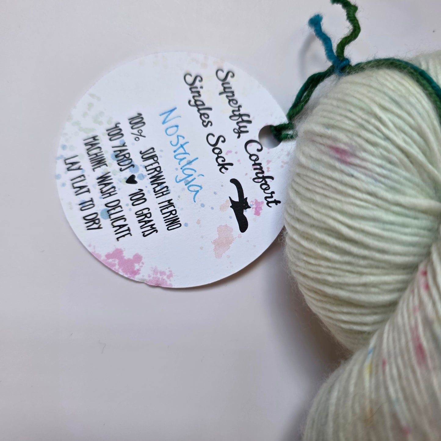 White Whisker Studios single sock Fingering