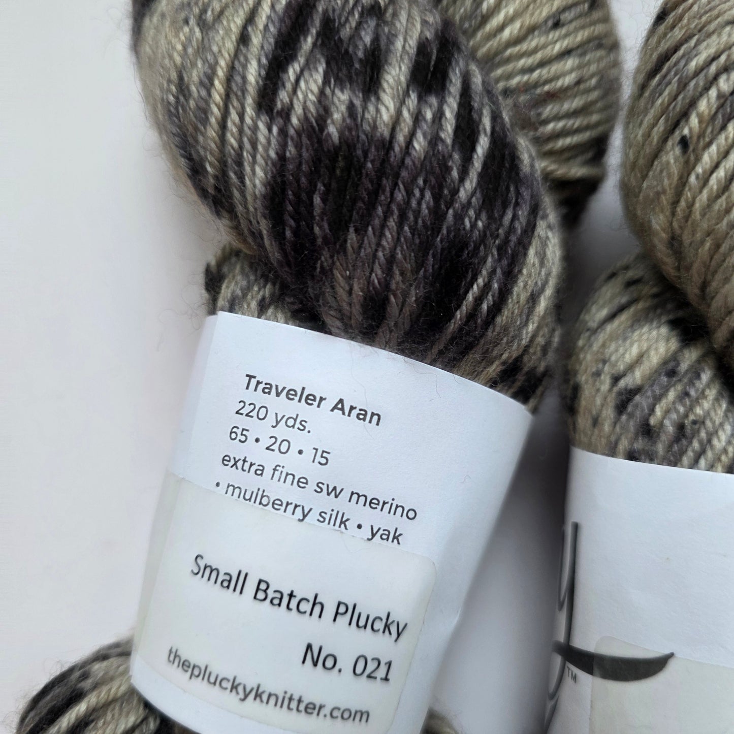 Plucky knitter Traveler Aran