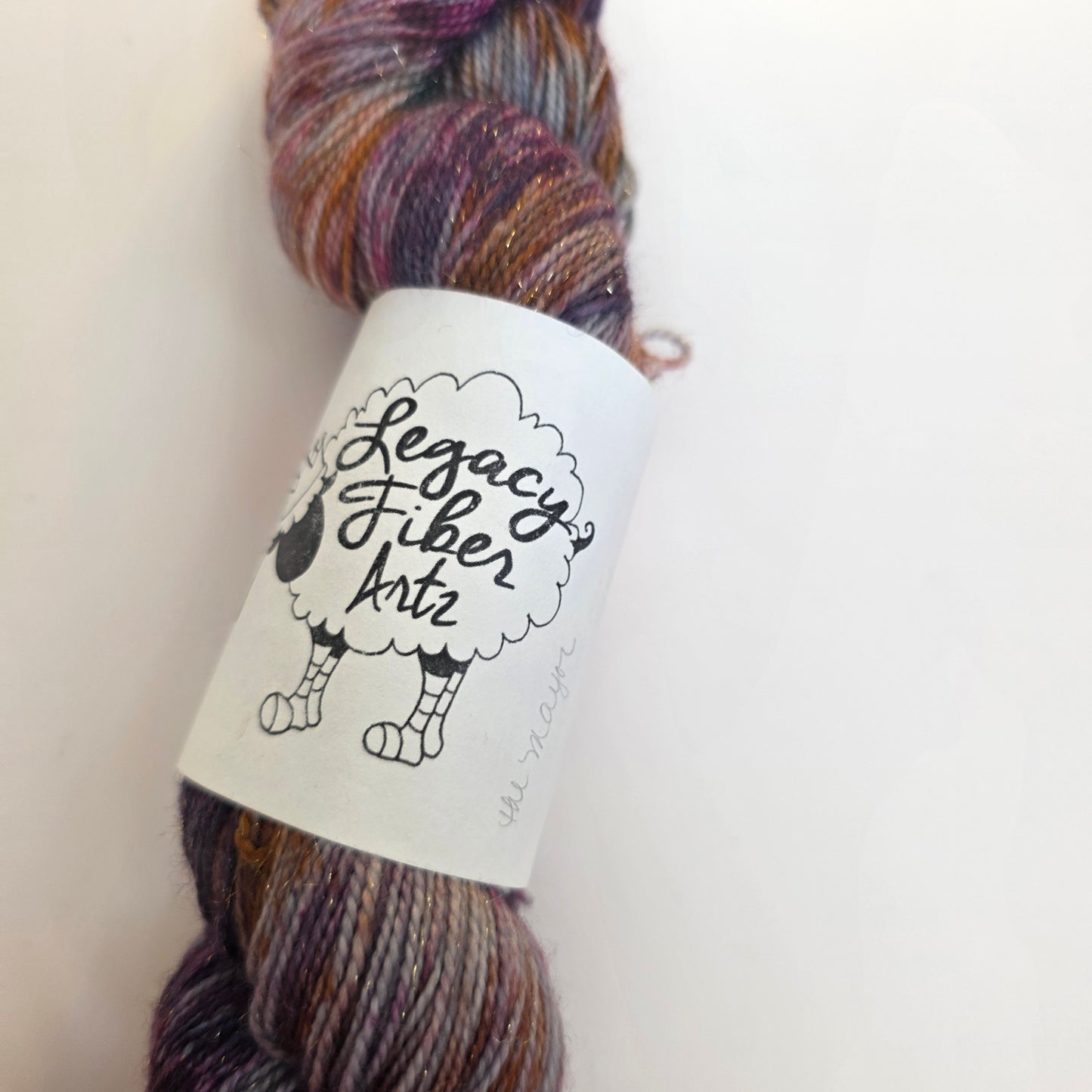 Legacy fiber arts glitzy toes with stellina/sparkle