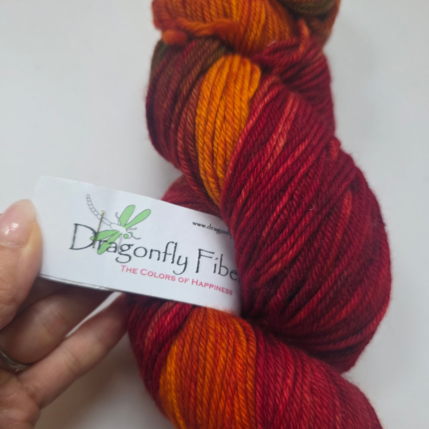 Dragonfly Fiber, Turning Leaves - Traveller Superwash Merino DK Yarn