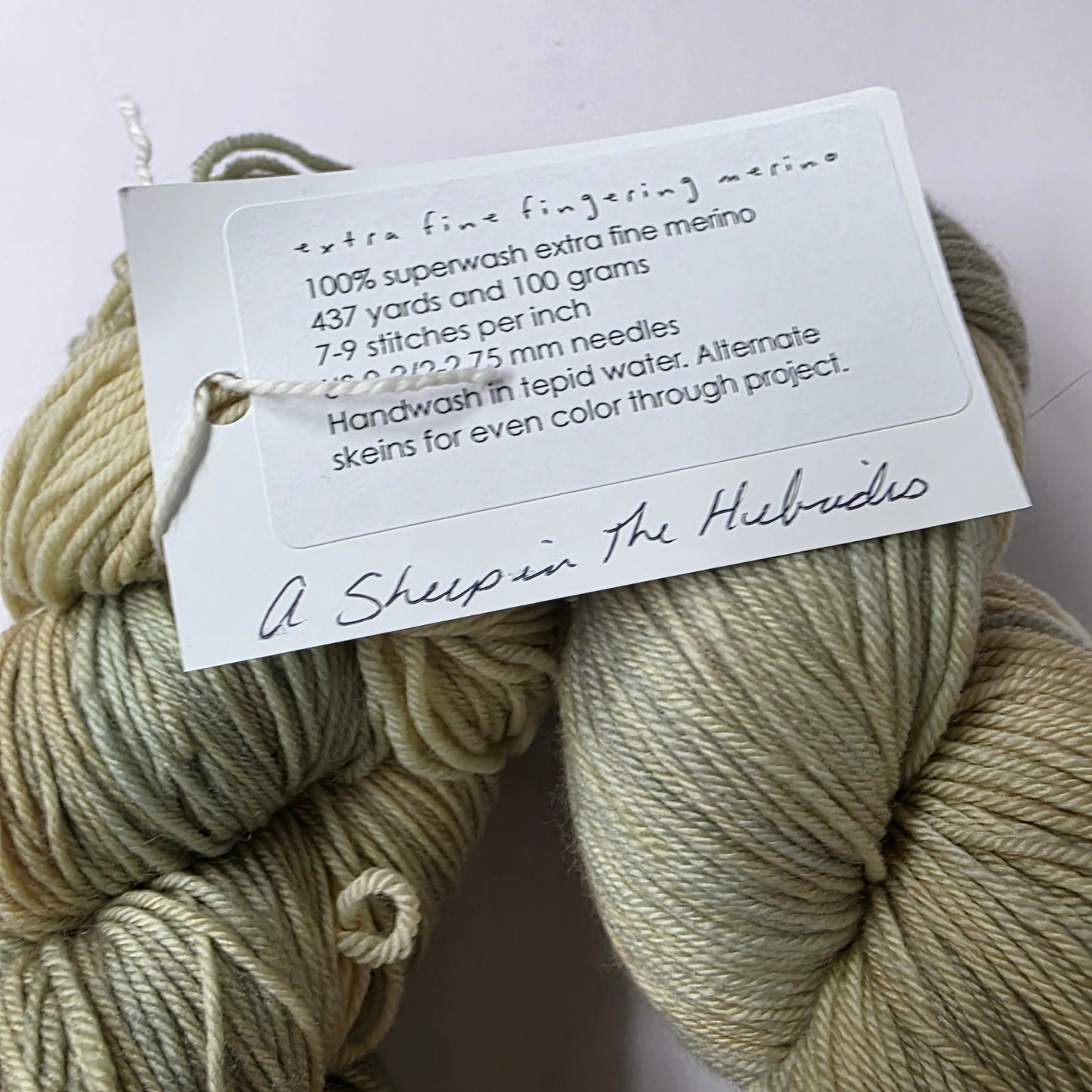 Sundara Yarn Sport Merino - inspired by monet