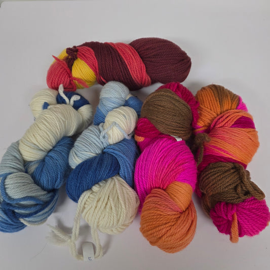 5 Skein Bundle, Dashing Dachs Worsted