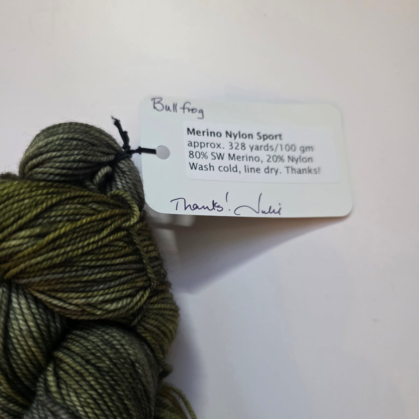 Julie Spins Merino Nylon Sport