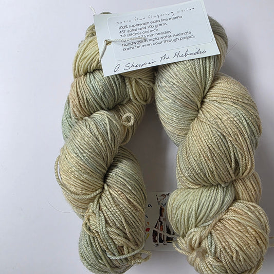 Sundara Yarn Extra Fine Fingering Merino- a sheep in the hebrides