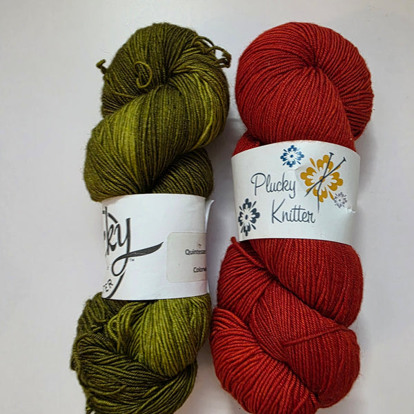 Plucky Knitter Feet sock fingering