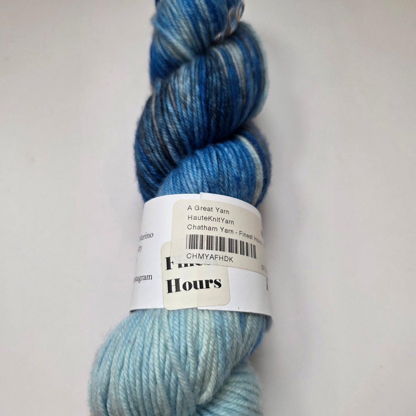Haute Knit Yarn, Finest Hours - Trevor Morgan DK Superwash Merino Yarn