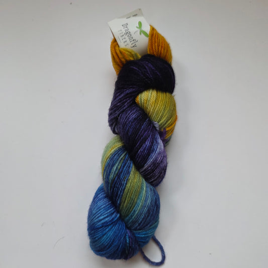 Dragonfly Fibers, African Daisy - Traveller Superwash Merino DK Yarn