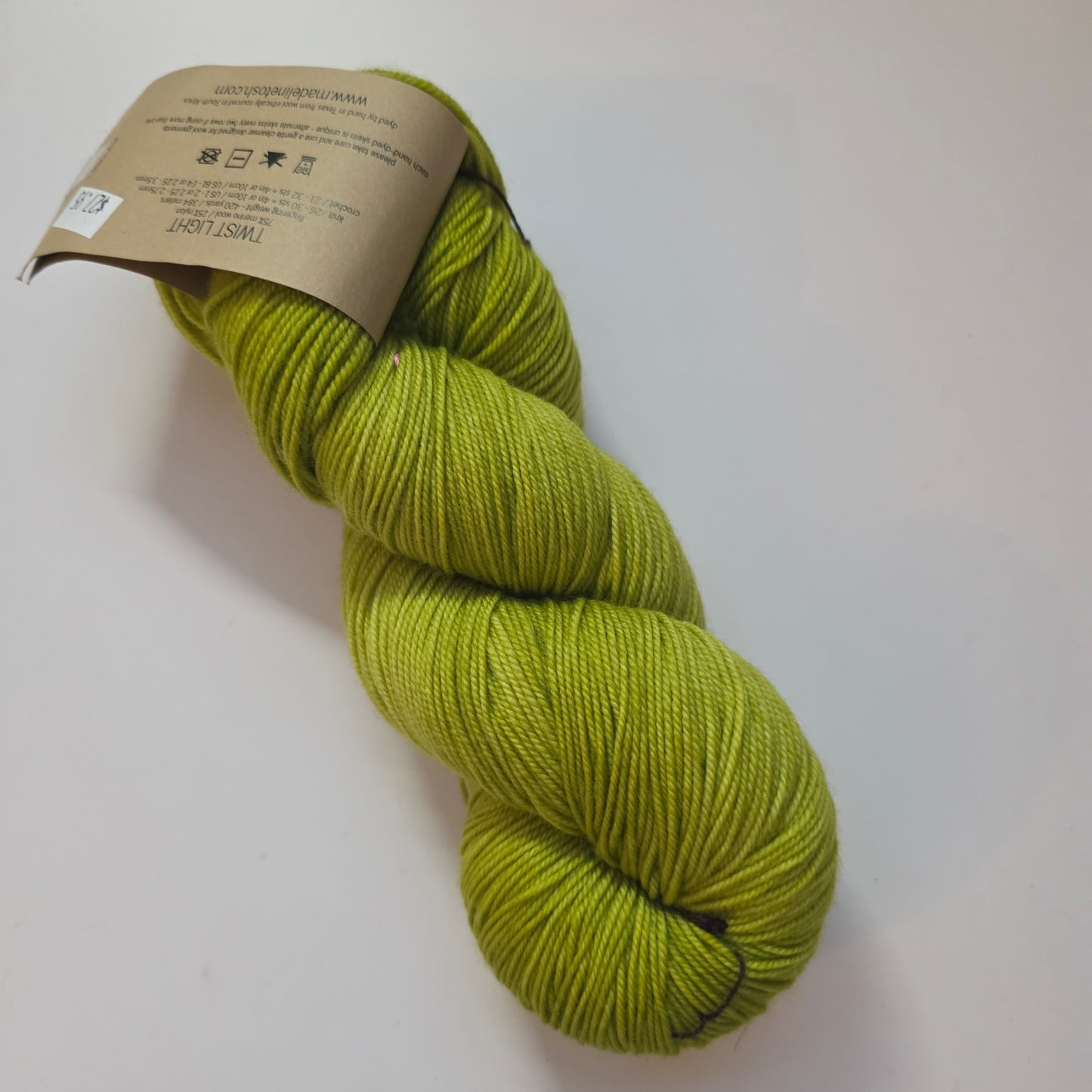 Madelinetosh Twist Light Fingering - Chartreuse