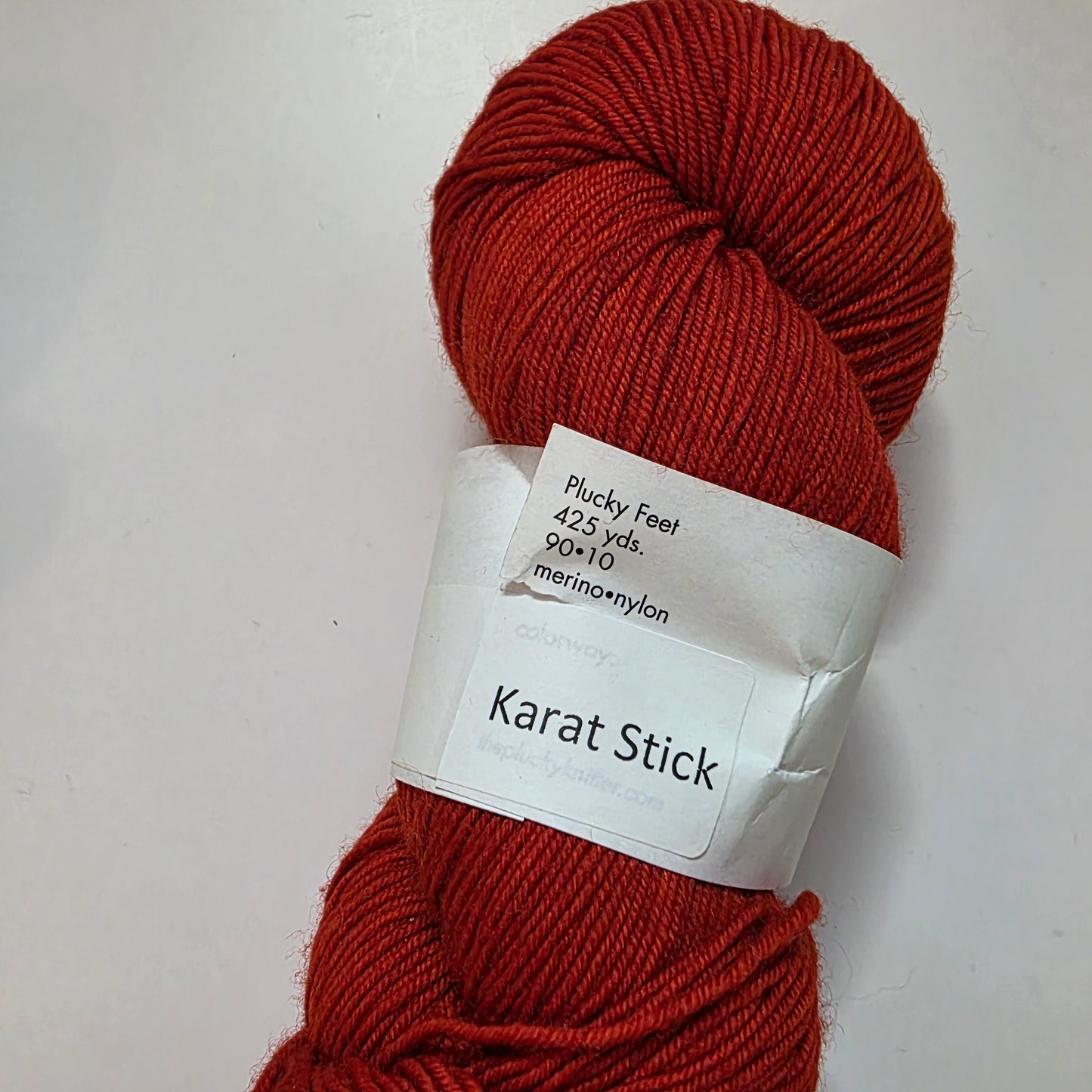 Plucky Knitter Feet sock fingering