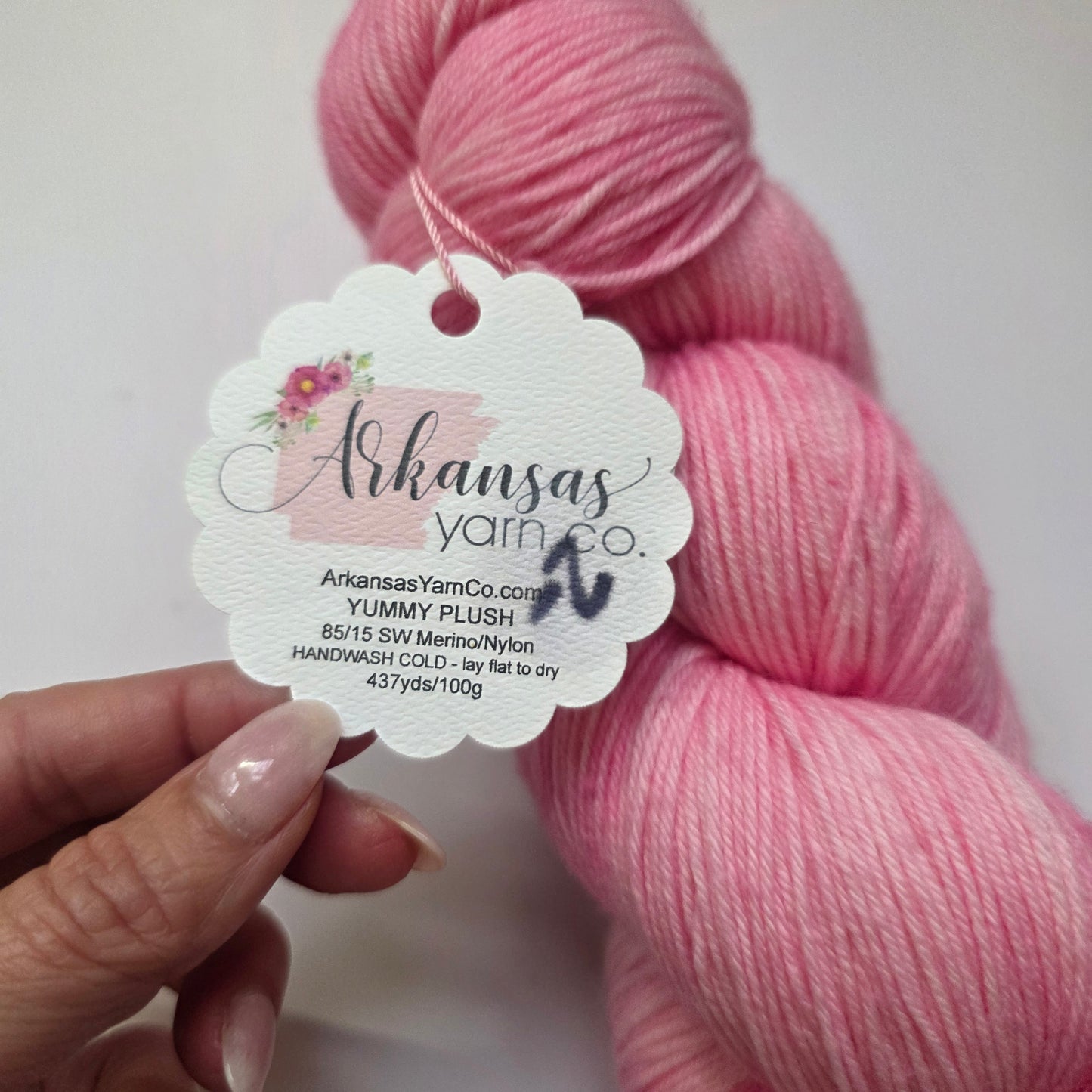 Arkansas Yarn Co. Yummy Plush, rose bud