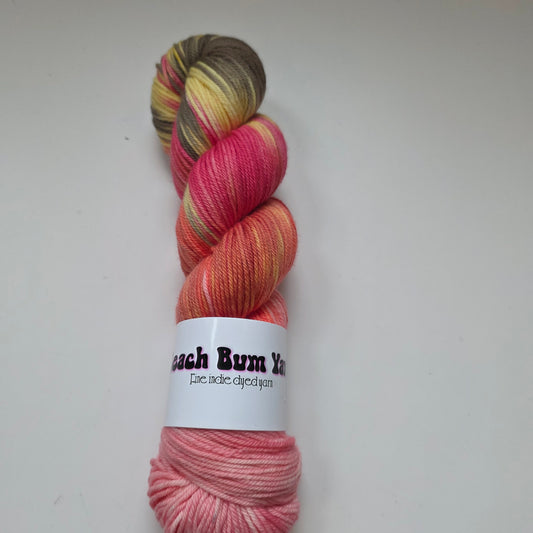 Beach Bum Yarn, Sandy Peach - Del Mar DK