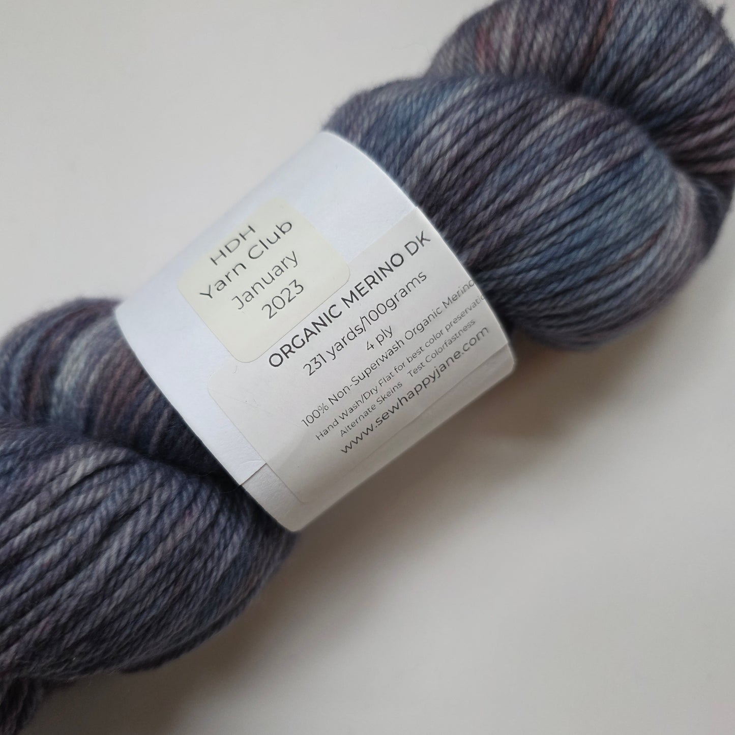 Sew Happy Yarn HDYH Yarn Club - Organic Merino DK Yarn