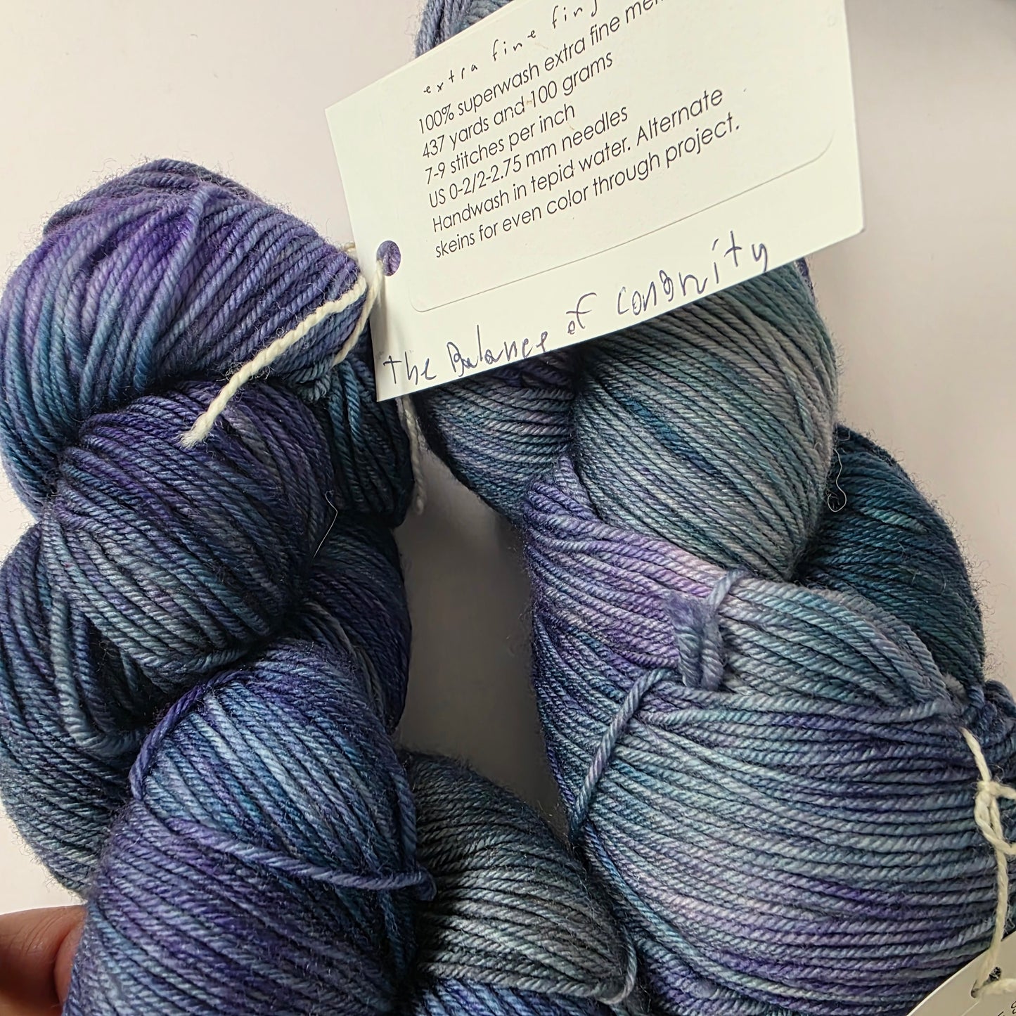 Sundara Yarn Sport Merino - inspired by monet