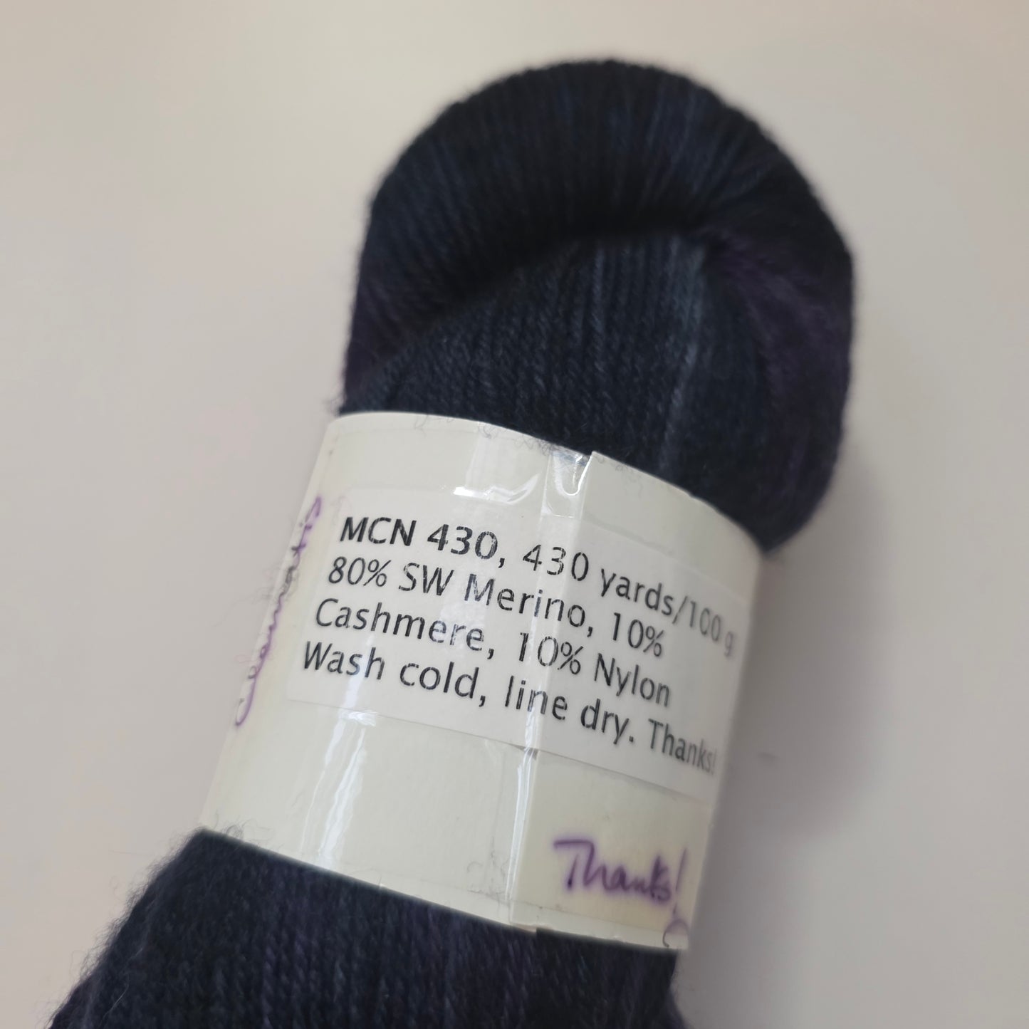 Julie Spins MCN Fingering