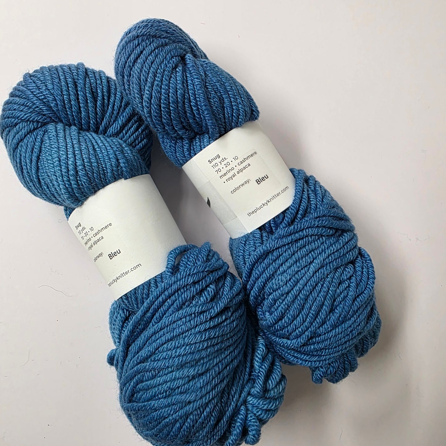 Plucky Knitter Snug Bulky - Bleu