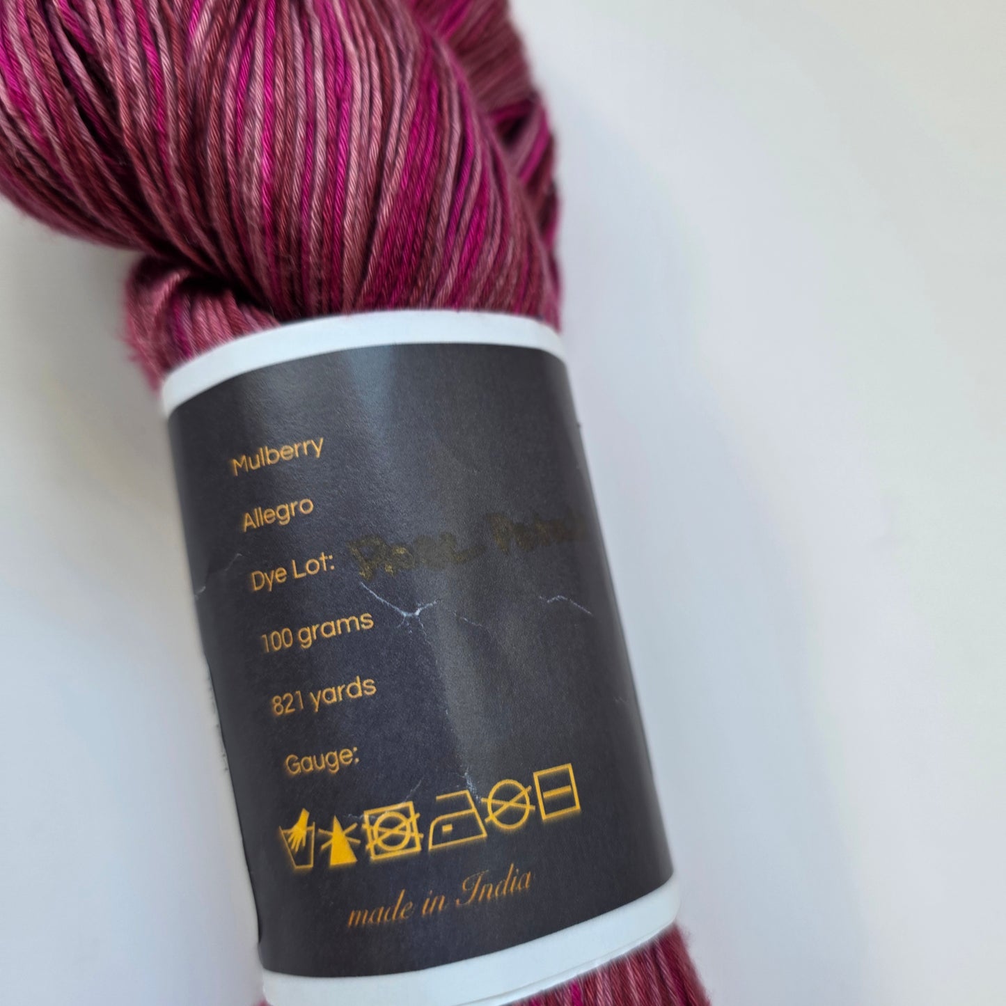 Vijay Fibers allegro rose 100% mulberry silk lace