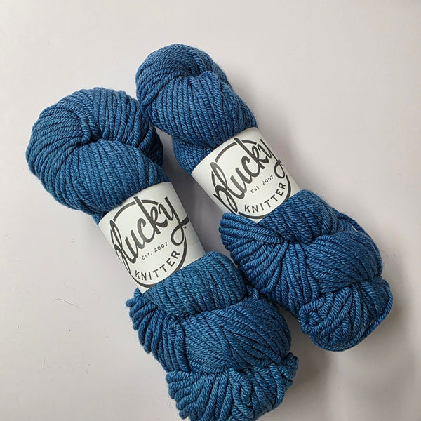 Plucky Knitter Snug Bulky - Bleu