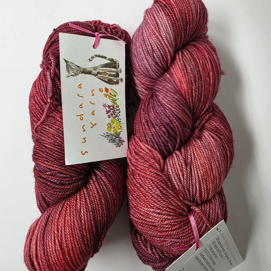 Sundara Yarn Fingering Merino Cashmere MCN - plum deconstructed