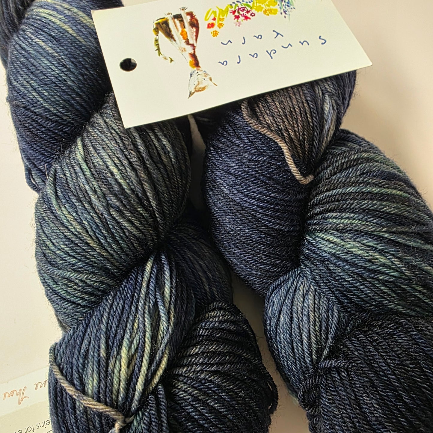 Sundara Super Sock fingering, where there is dark, there is light