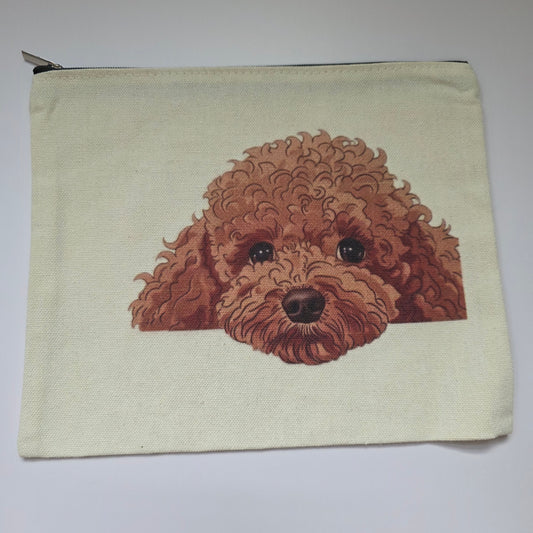 Canvas bag 7inx8.7in, dog