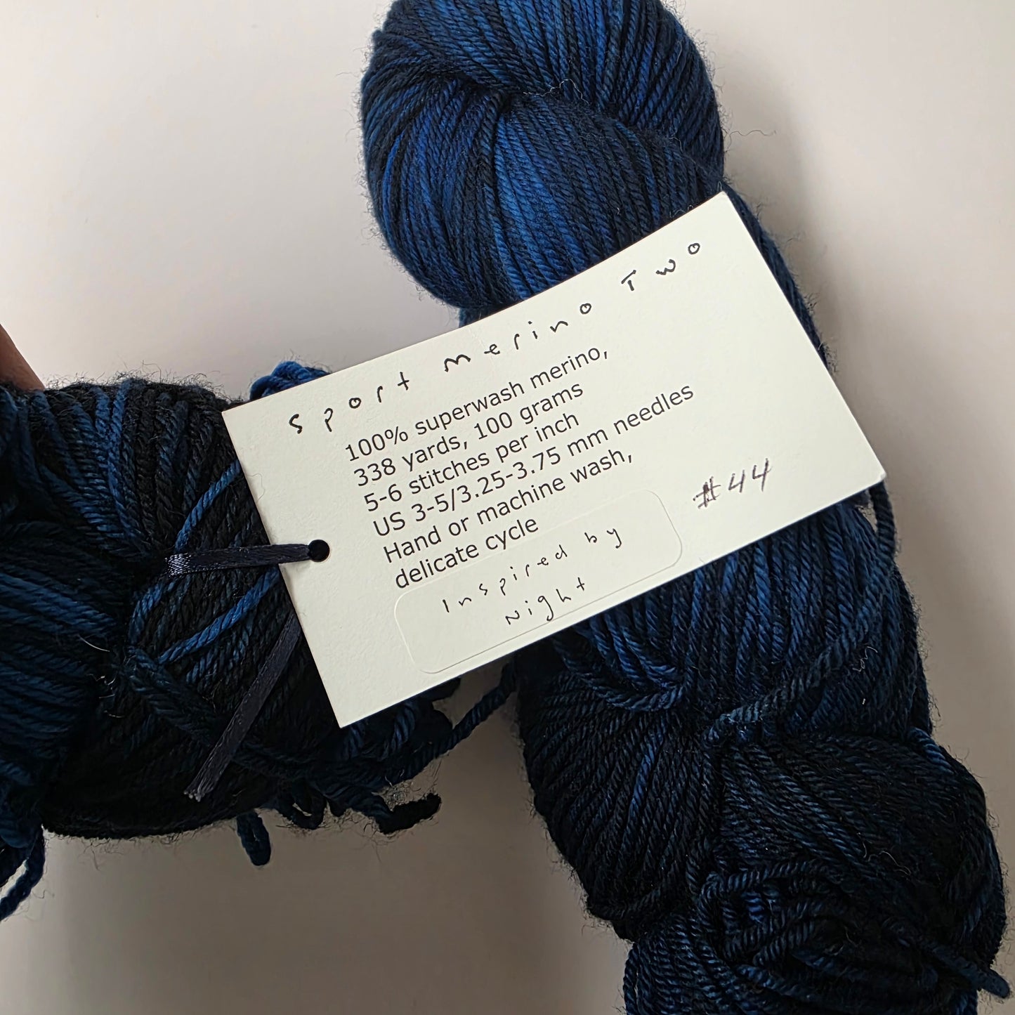 Sundara Yarn Sport Merino - inspired by night