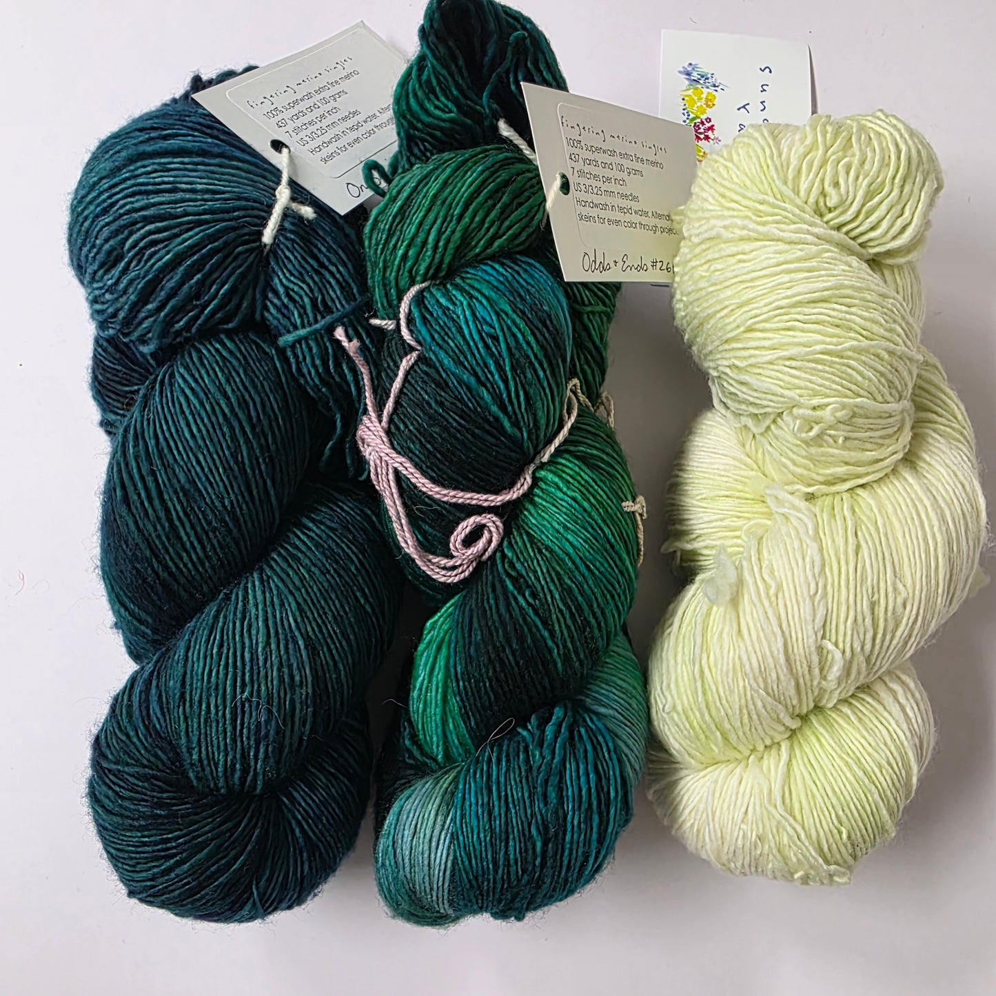 Sundara Yarn Sport Merino - inspired by monet