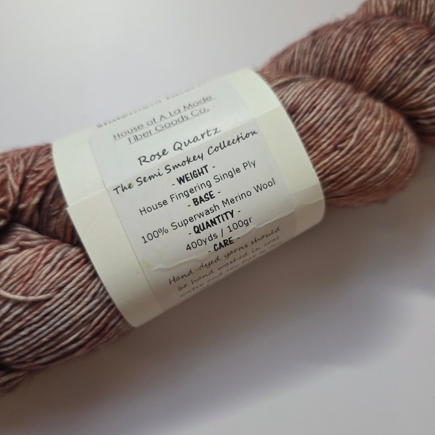 House a la Mode Single ply fingering